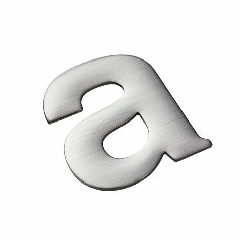 Sandleford 75mm Suburban Stainless Steel Self Adhesive House Letter A