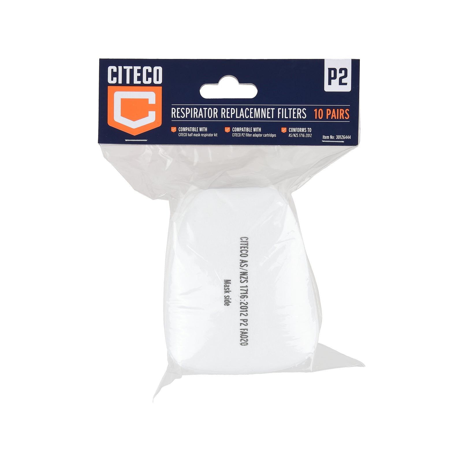 Citeco Replacement Respirator Cartridge - 20 Pack