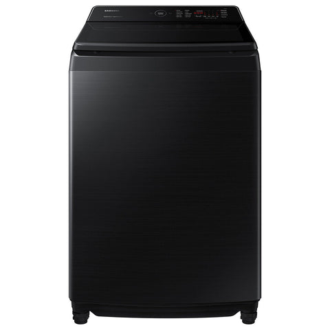Samsung 9kg Top Load Washing Machine - Black Caviar, Digital Inverter Motor, Diamond Drum - WA90CG6745BV