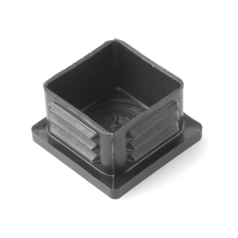 Metal Mate Connect-It End Cap, Black Plastic