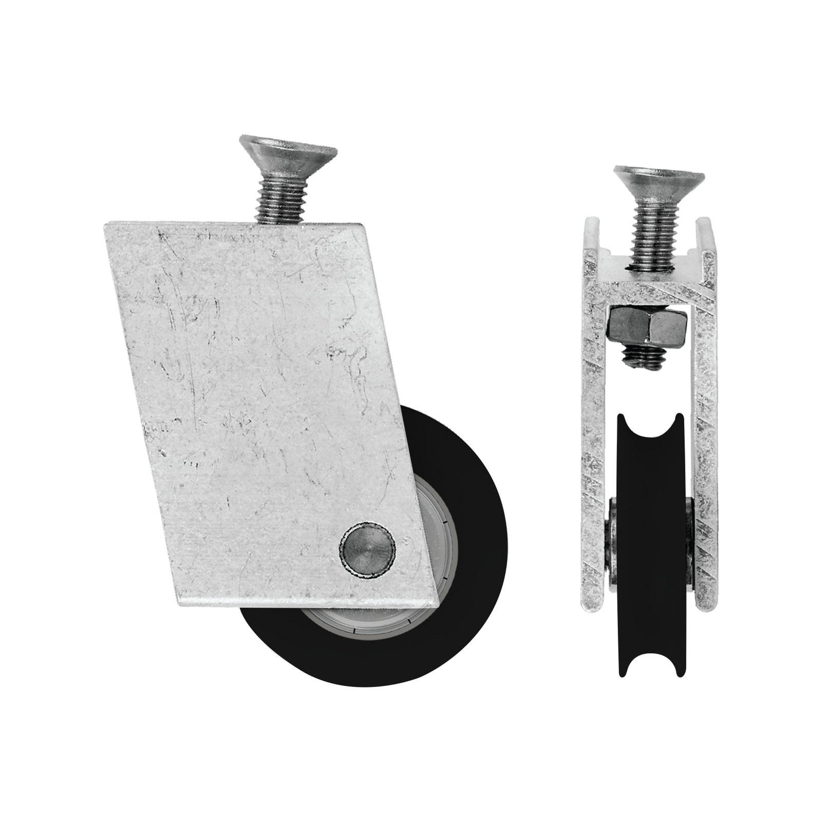 Rolltrak Adjustable Aluminium Carriage & Acetal Roller, Patio Door
