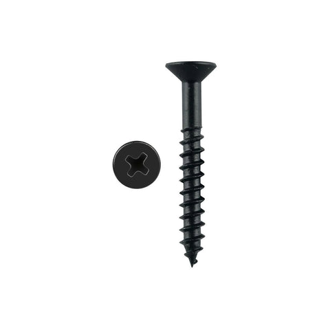 Pinnacle Countersunk Head Timber Screw 4.0mm x 30mm Black 20 Pack - SuperSaverAU - view 1