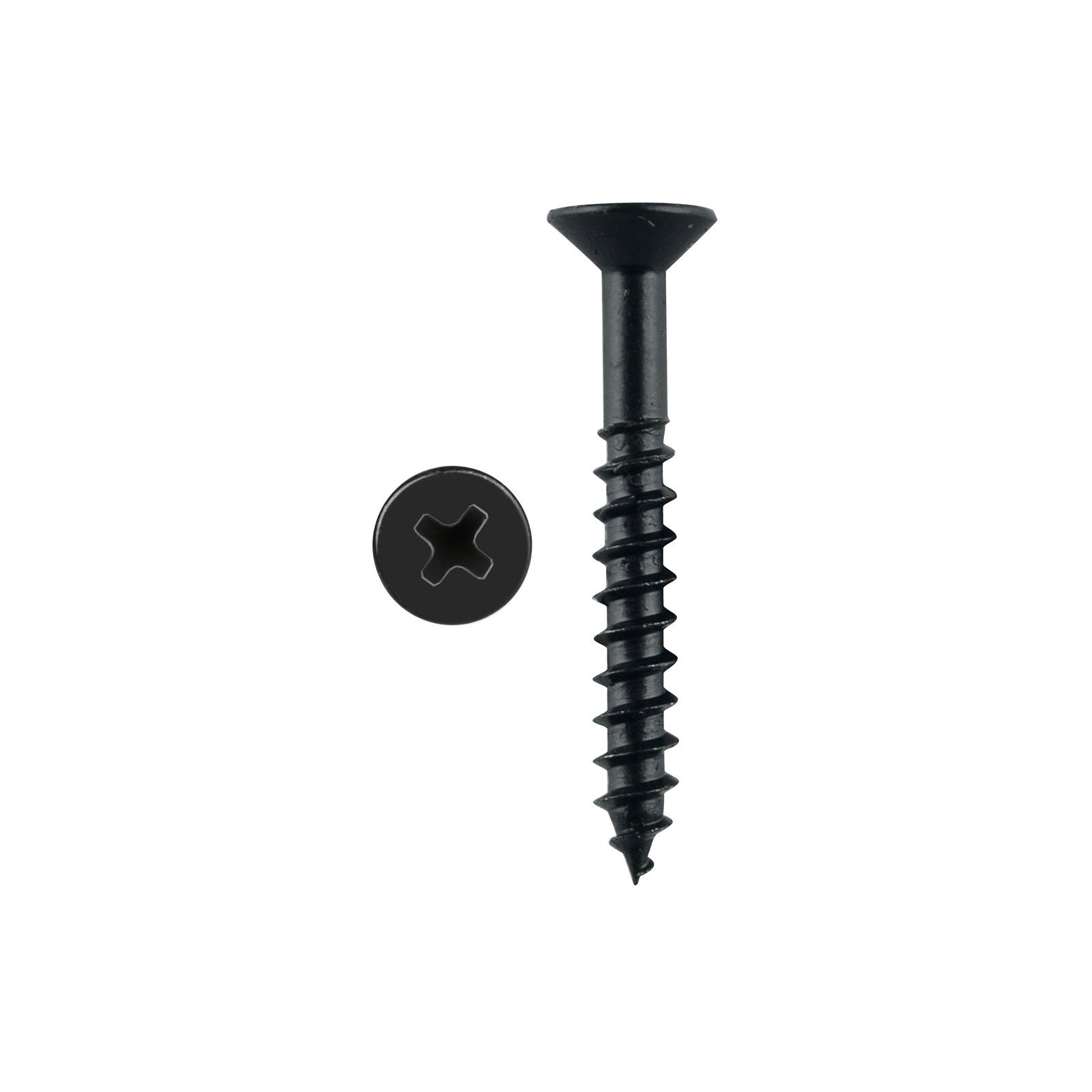 Pinnacle 4.0 x 30mm Black Countersunk Head Timber Screws - 20 Pack