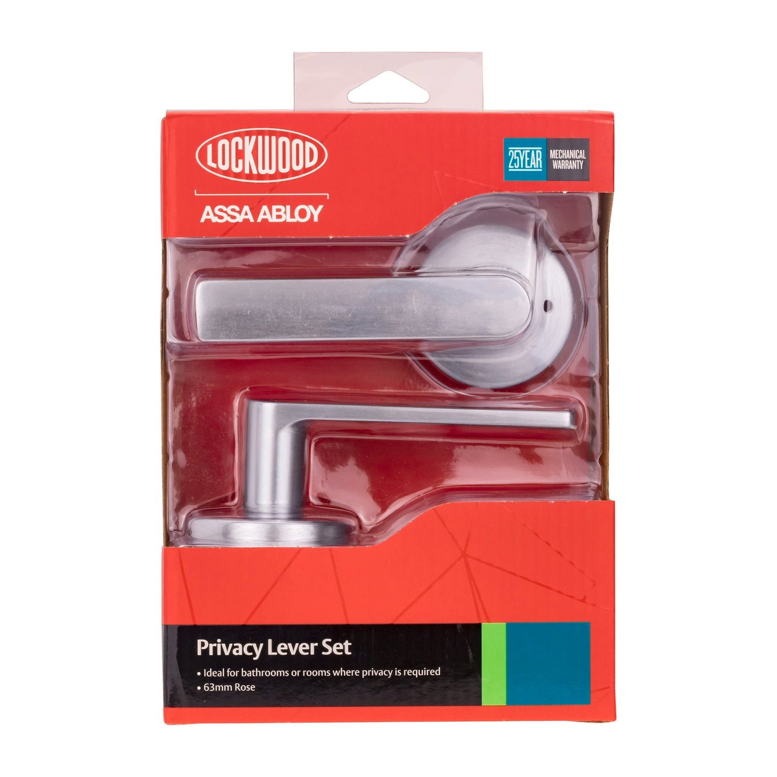 Lockwood Velocity L3 Privacy Leverset - Contemporary Internal Door Lever