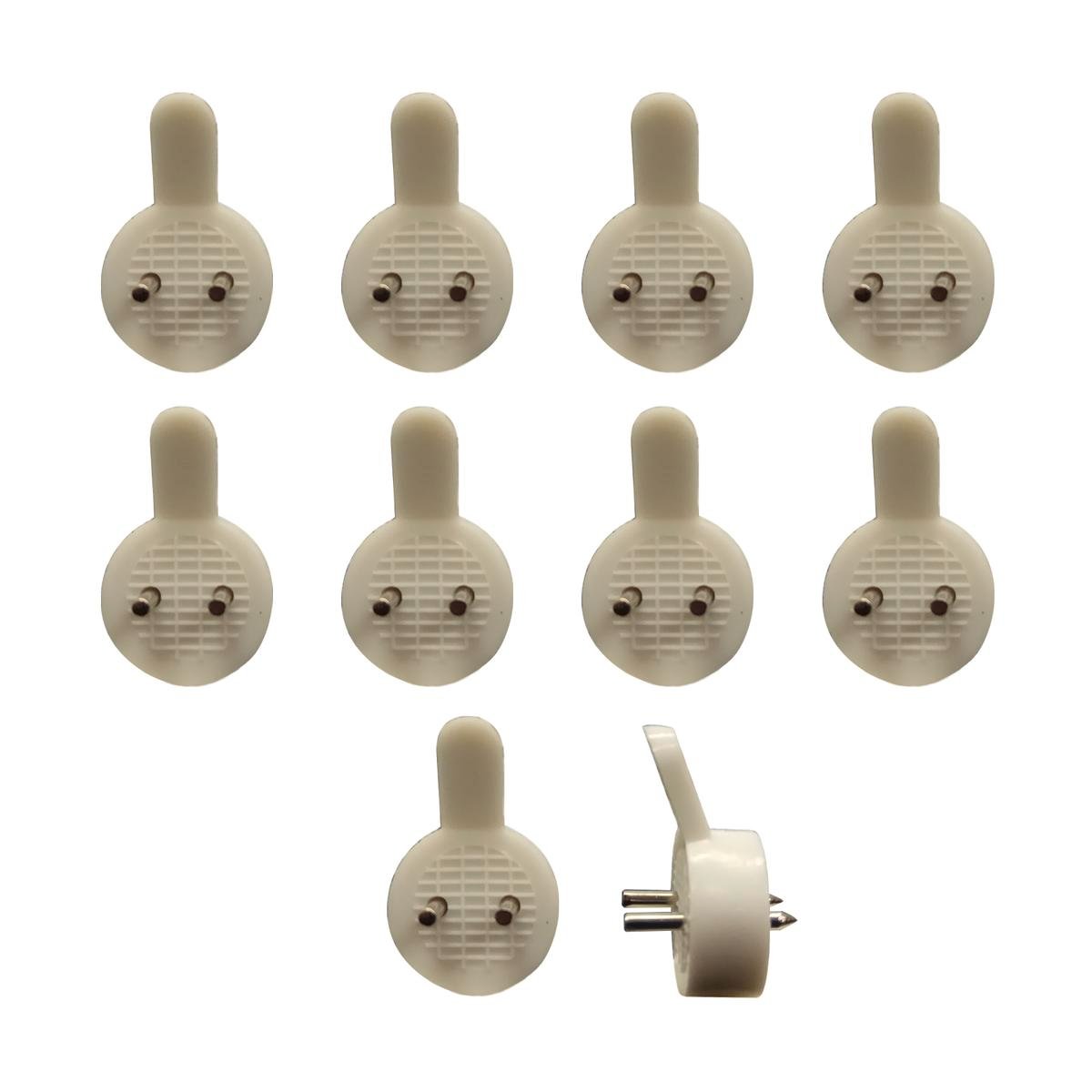 Everhang Picture Hanging Utility Hook - 47mm x 120mm - ABS Plastic - Easy Install - 10 Pack - SuperSaverAU - view 1