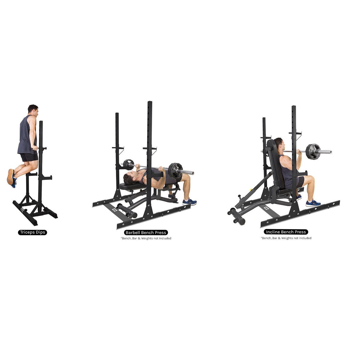 Cortex SR-1 squat rack - supports barbell squats and presses - 180kg maximum supported weight - SQUATRACKSR1