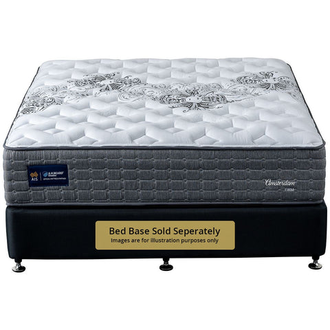 A.H. Beard Domino Amsterdam Firm King Single Mattress - Gel Infused Memory Foam, 5 Zone Coils - DOAMSFMLWS