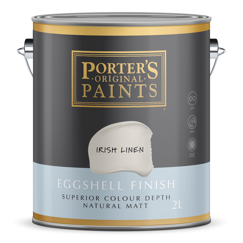 Porter's 2L Irish Linen Eggshell Washable Interior & Exterior Paint