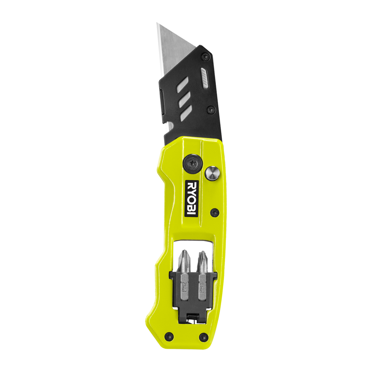 Ryobi Multi Function Folding Utility Knife - 2 Blades - 225mm - Compact Design - SuperSaverAU - view 1