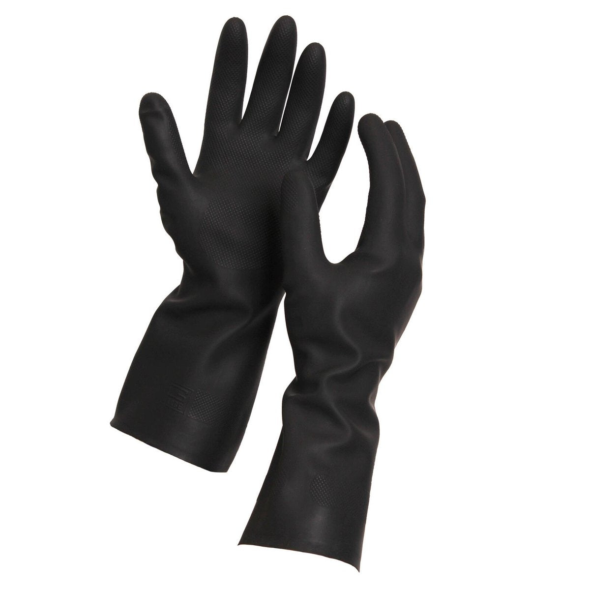 Sabco Extra Protection Latex Neoprene Gloves Medium 1 Pair Black