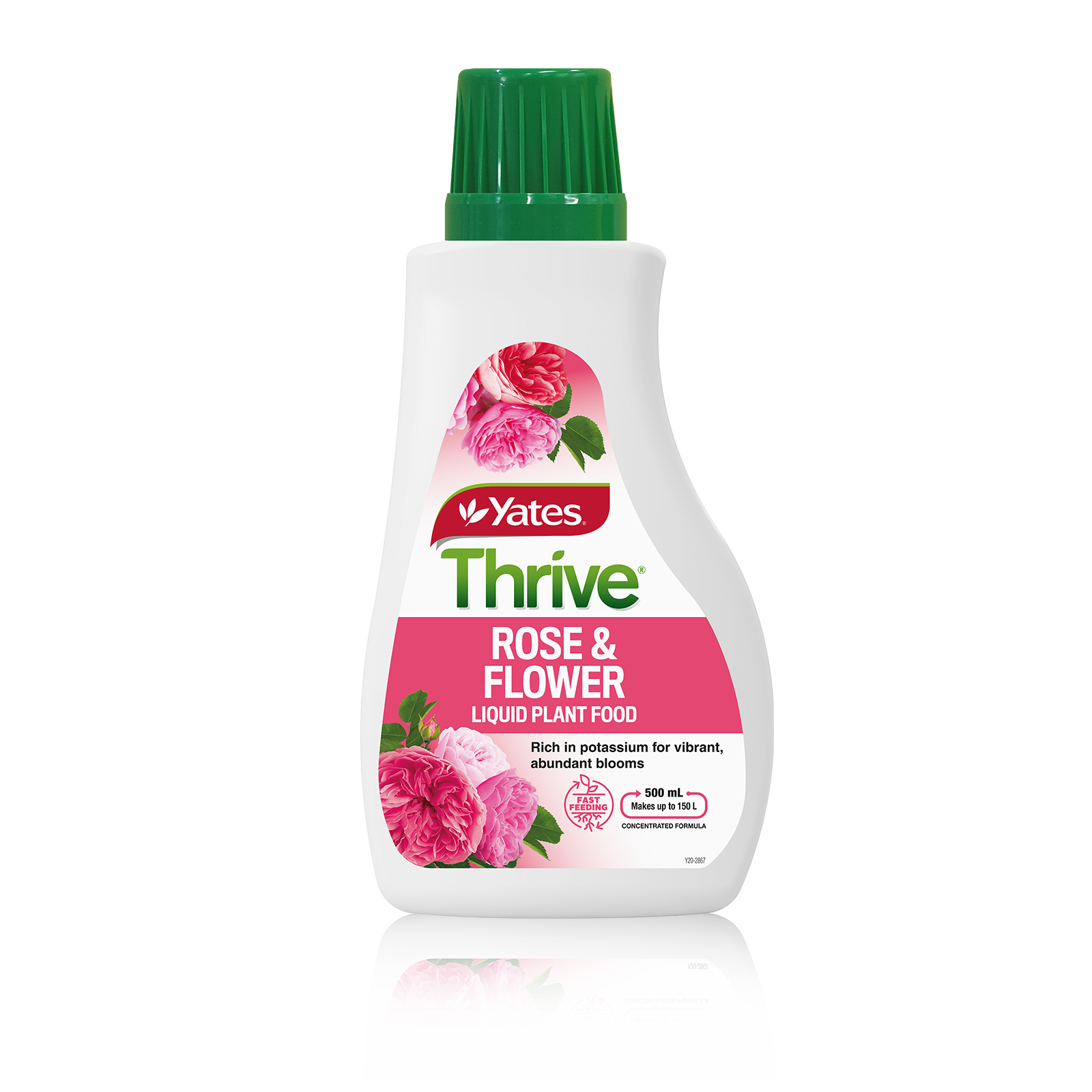 Yates Thrive Roses & Flowers 500ml Liquid Plant Food, Water Soluble, Safe for Veg