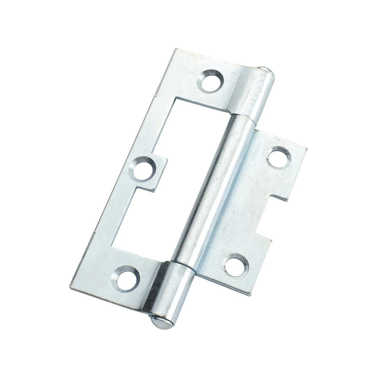 Lane Zinc Plated Fixed Pin Easy Fit Hinge 2 Pack - 90 x 54 x 1.6mm - SuperSaverAU - view 1