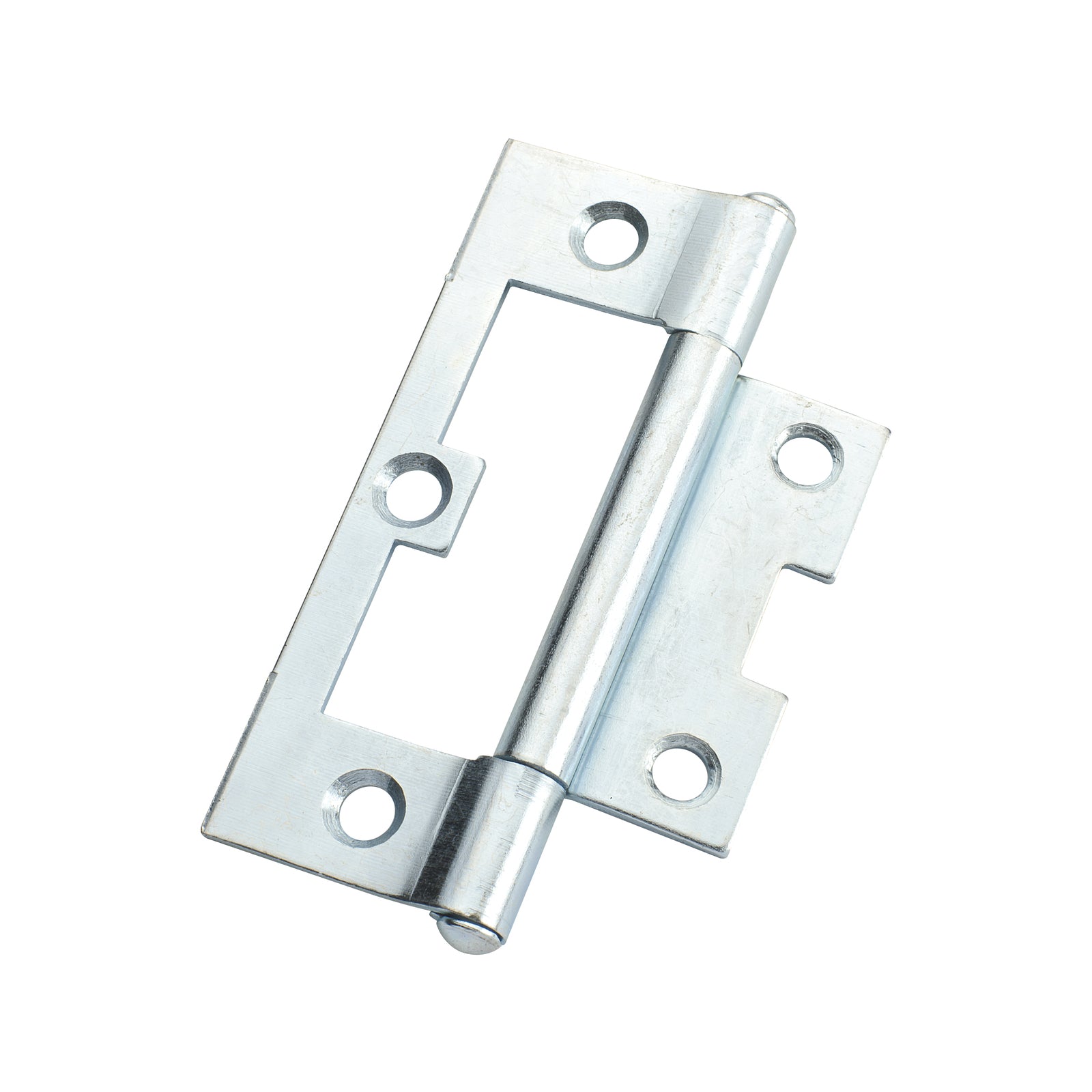 Lane 90 x 54 x 1.6mm Zinc Plated Fixed Pin Easy Fit Non-Mortise Hinge, 2 Pack