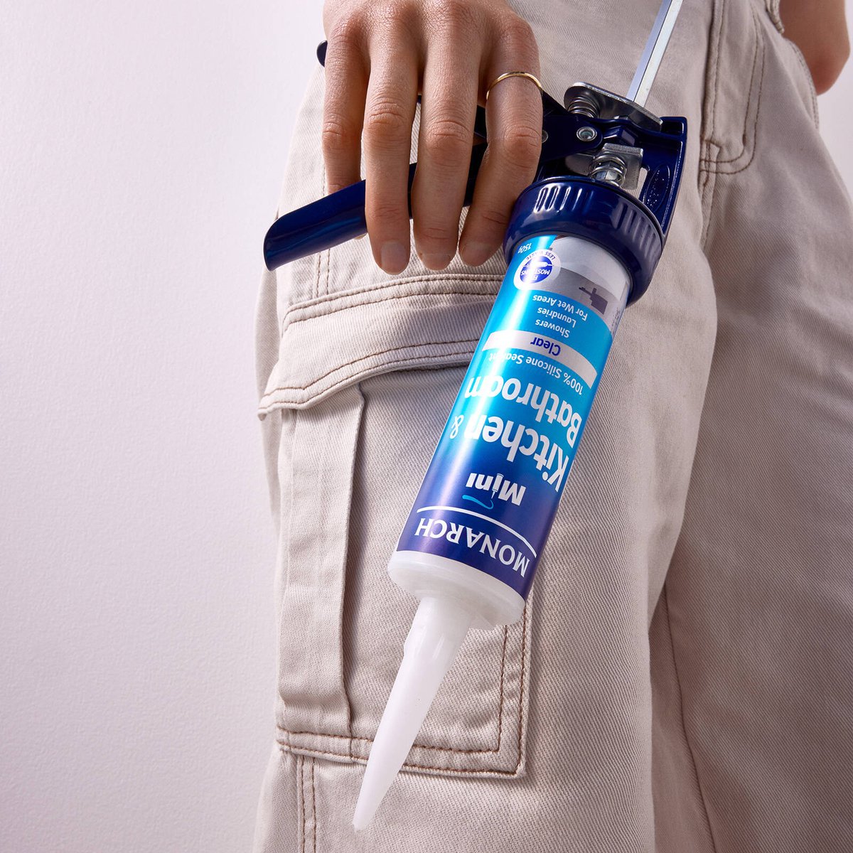 Monarch 150g Clear Mini Silicone Sealant