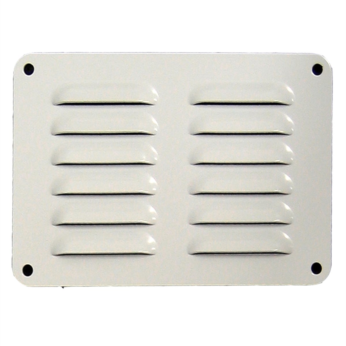Haron Aluminium Wall Vent 150 x 100mm White Easy Install Damp Prevention - SuperSaverAU - view 1