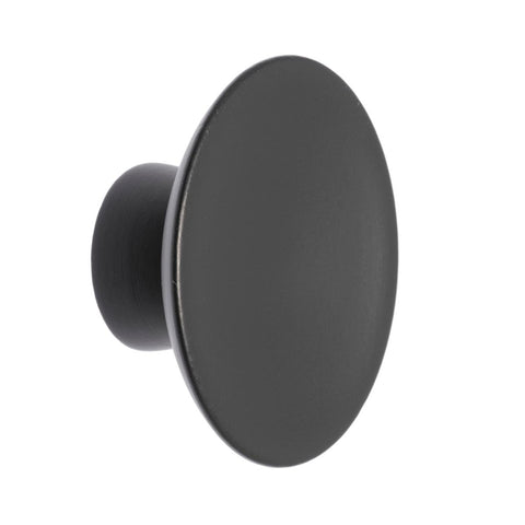Lane 45mm Black Round Timber Knob - Matte Black - 1 Pack - SuperSaverAU - view 1
