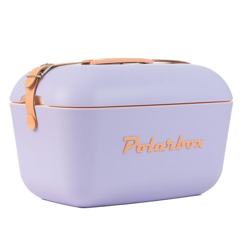 Polarbox Pop 12L Cooler - Lilac with Sorbet Logo and Strap - Thermal Insulation - PLBP12LS