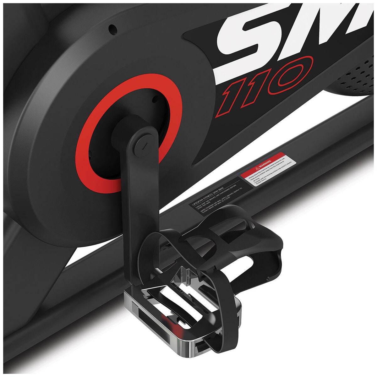 Lifespan Fitness SM-110 Magnetic Spin Bike - Flywheel, Display and Heart Rate Monitor - LFEX-SM110