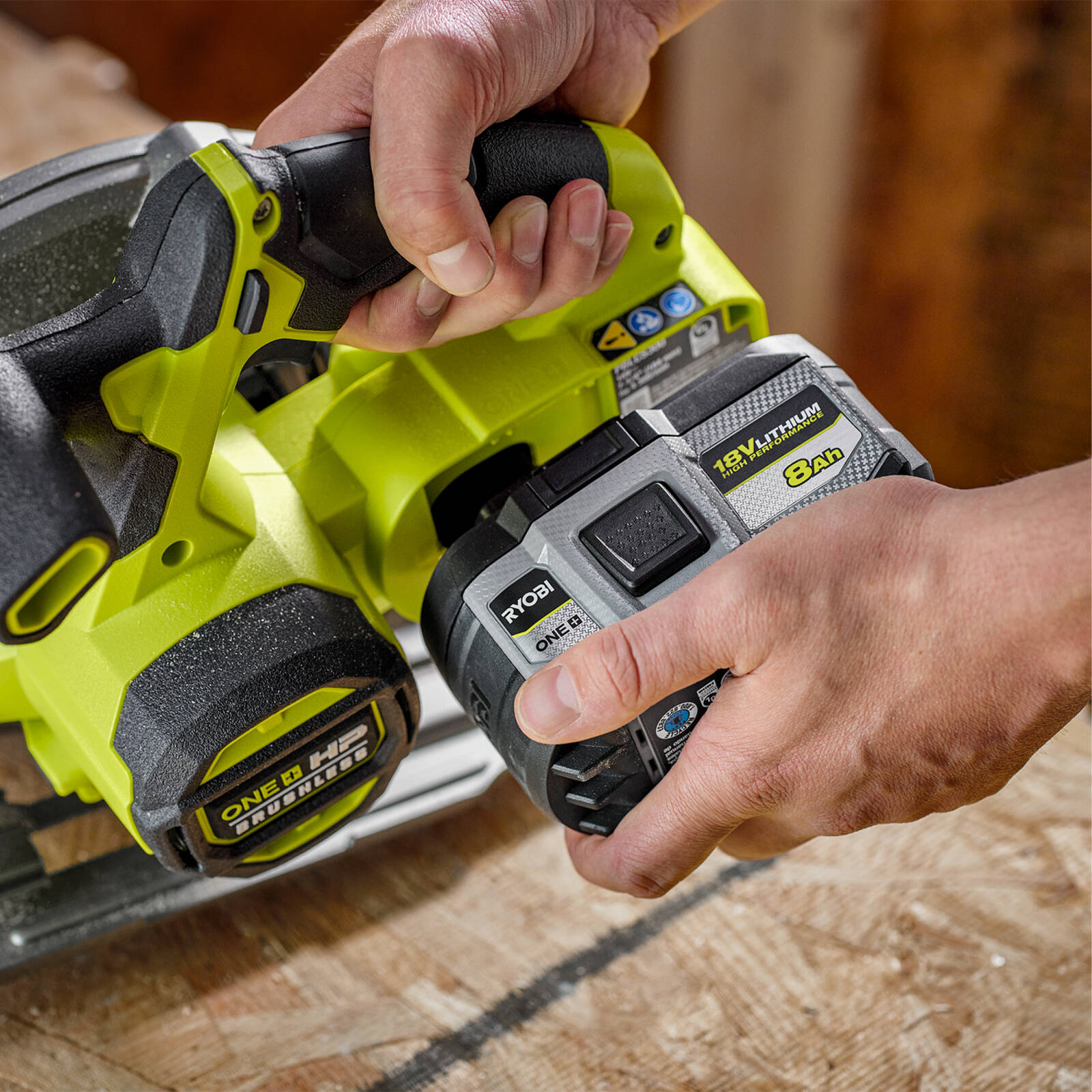 Ryobi 18V ONE+ HP 8.0Ah Lithium Battery Twin Pack RB188080X for High-Draw Tools