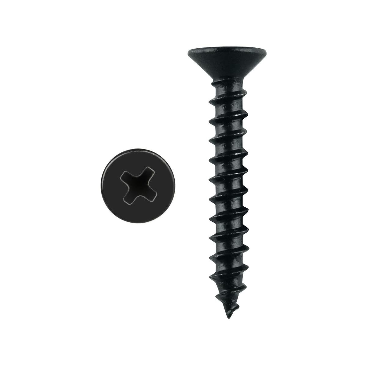 Pinnacle 5 x 50mm Black Countersunk Timber Screws - 75 Pack