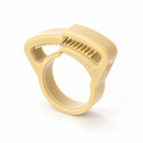 Holman 13mm Beige Poly Micro Ratchet Clamp - 5 Pack, Polypropylene