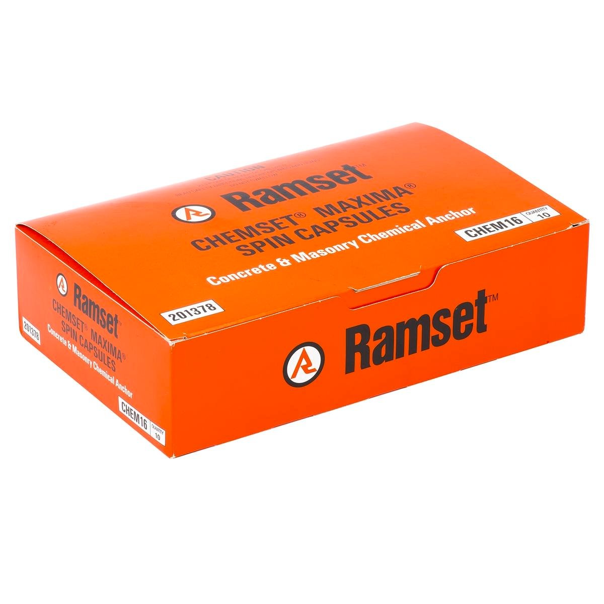 Ramset ChemSet Maxima M16 Chemical Spin Capsule - 10 Pack