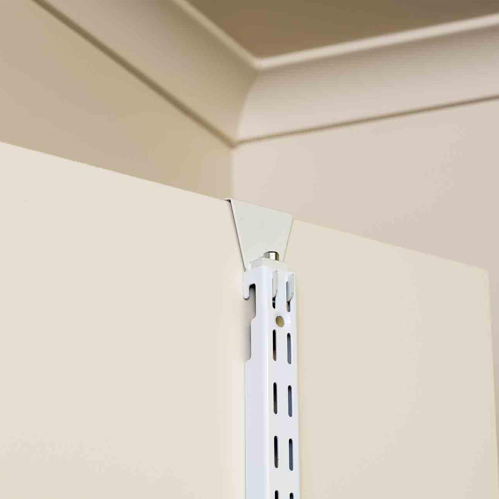 Flexi Storage Home Solutions Over Door Hook White Steel Double Slot