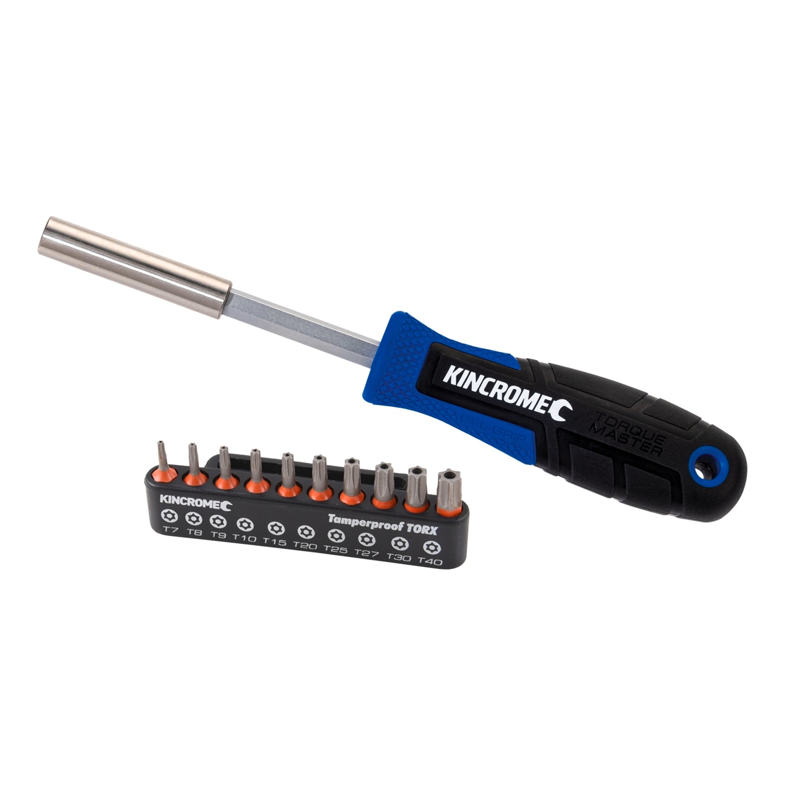 Kincrome 11 Piece TorqueMaster T.Proof Torx Bit and Driver Set