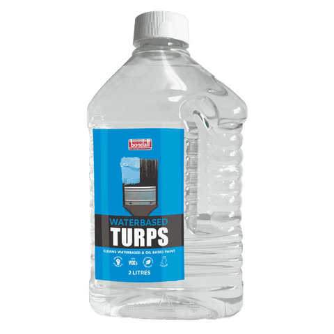 Bondall 2L Waterbased Turps Low VOC Odourless Brush and Roller Cleaner