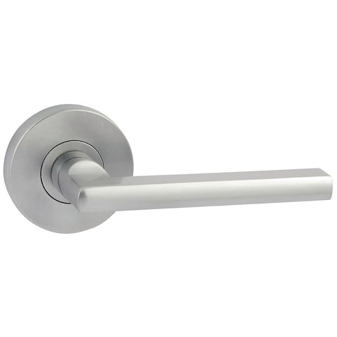 Gainsborough G4 Series Passage Lever Set - Satin Chrome - Zinc - Durable - SuperSaverAU - view 1