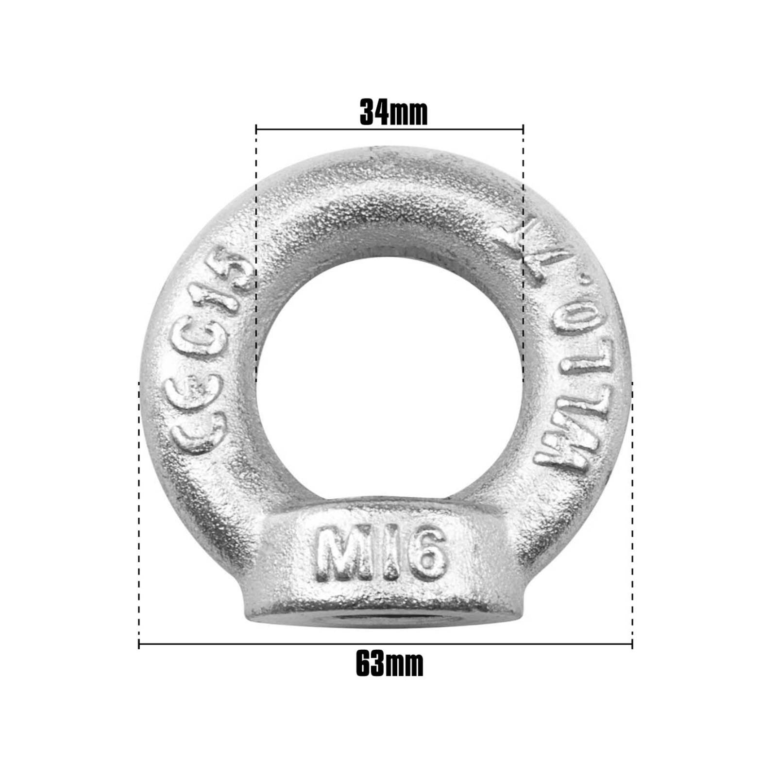 Pinnacle M16 Zinc Plated Eye Nut
