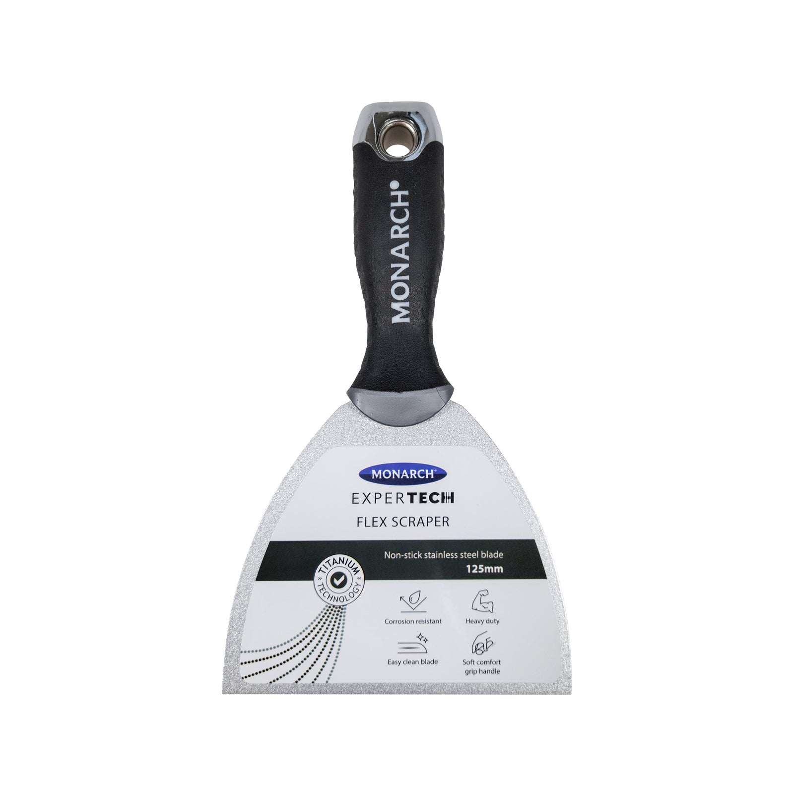 Monarch Expertech 125mm Stainless Steel Flex Scraper