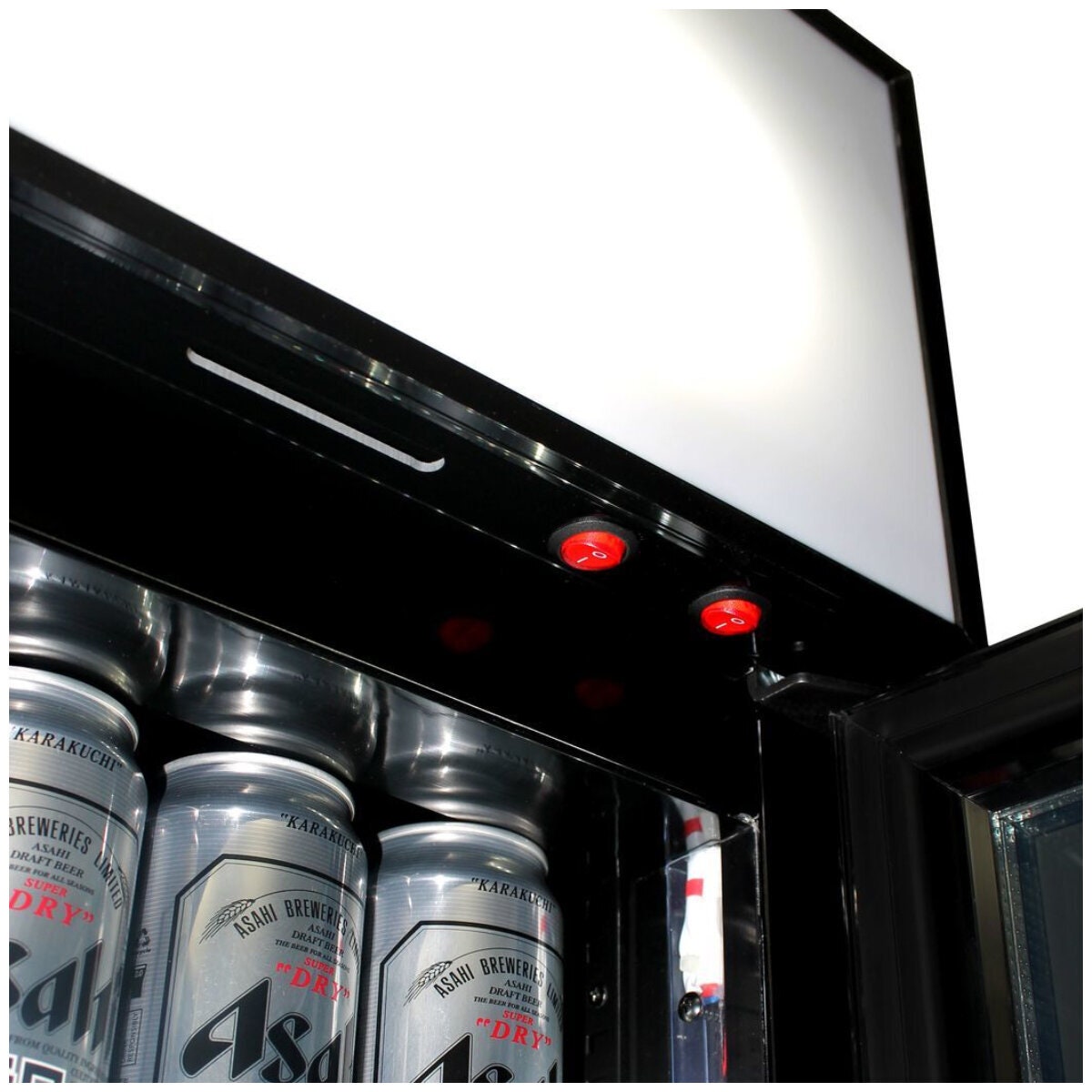 Schmick 160L Great Northern Gold Branded Skinny Upright Bar Fridge - 9 Star - SS-P160-GNBC-GOLD