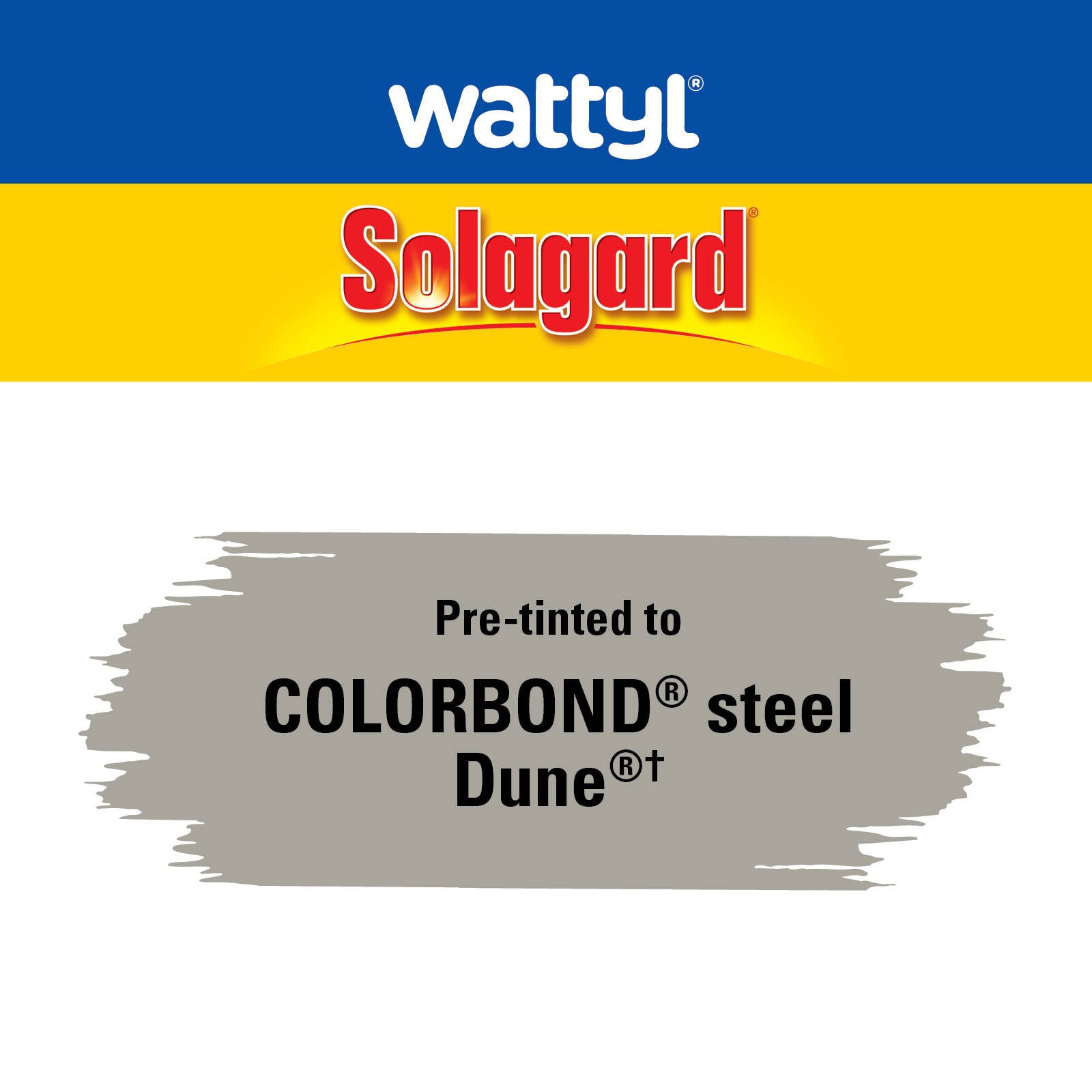 Wattyl Solagard Dune Low Sheen Pre-tinted Exterior Paint 1L UV Resistant Outdoor