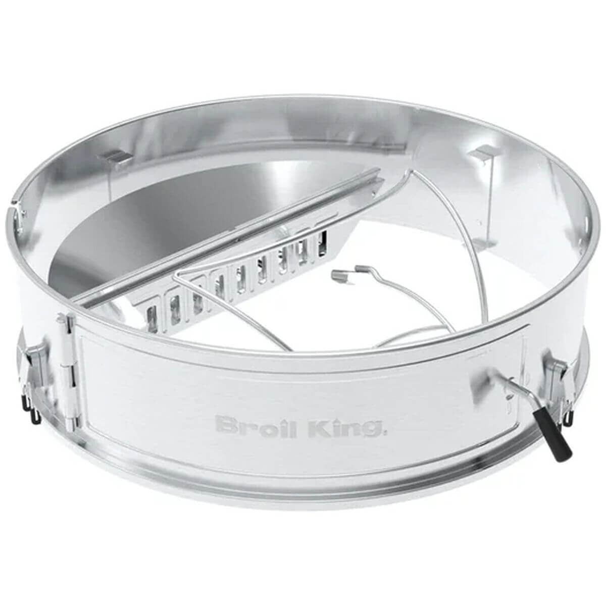 Broil King Culinary Ring - Kettle Extension Kit with Two Charcoal Baskets and Swing-Out Door - 13360