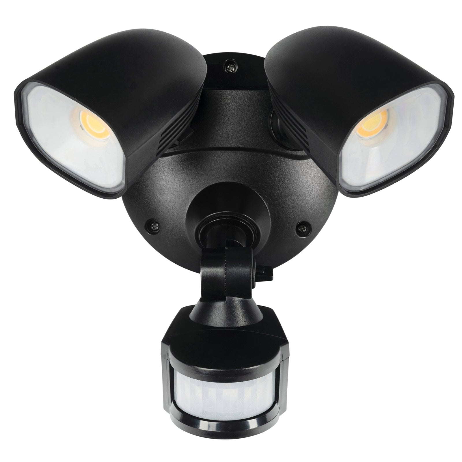 Brilliant Frontier 22W 2000lm Smart Twin LED Flood Light Sensor Black 20850/06
