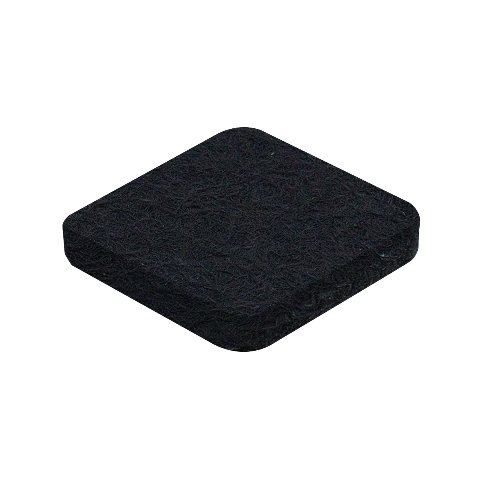 Surface Gard 25 x 25mm Round Floor Protection Pads 16 Pack - Black, Self-Adhesive