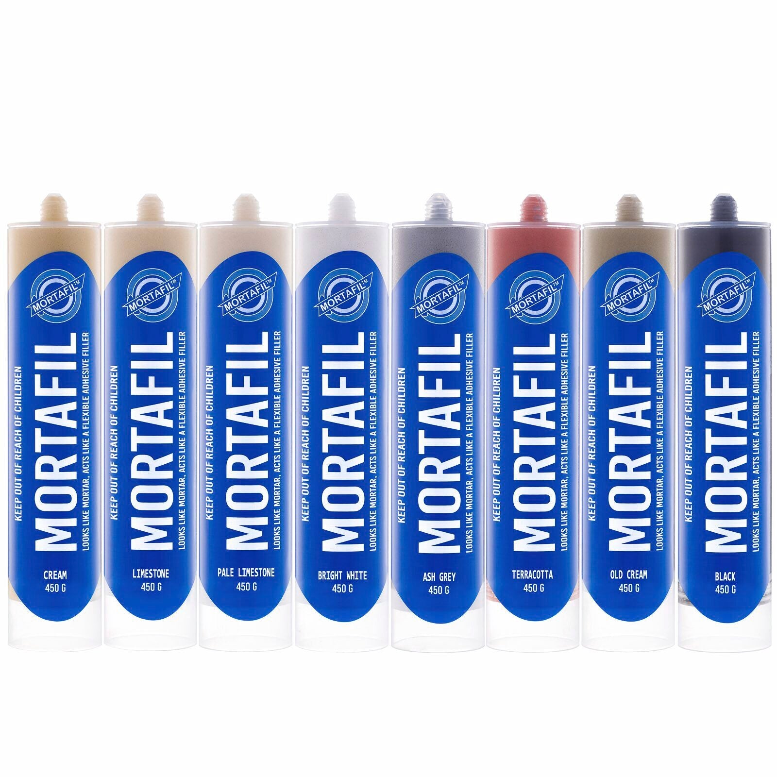 Mortafil Limestone Mortar 450g Flexible Polymer Adhesive Filler