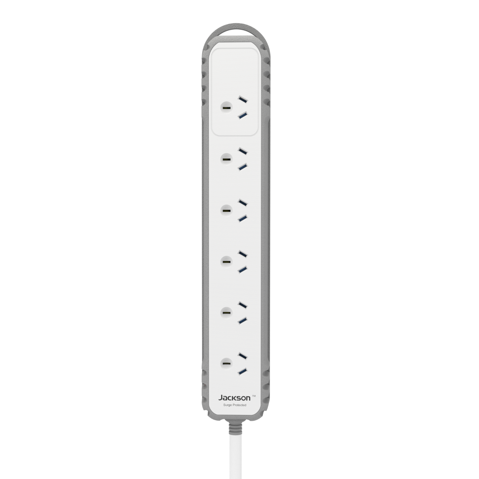 Jackson Rugged Home 6 Outlet Powerboard with 175J Surge & Side Entry Plug, 240V 10A