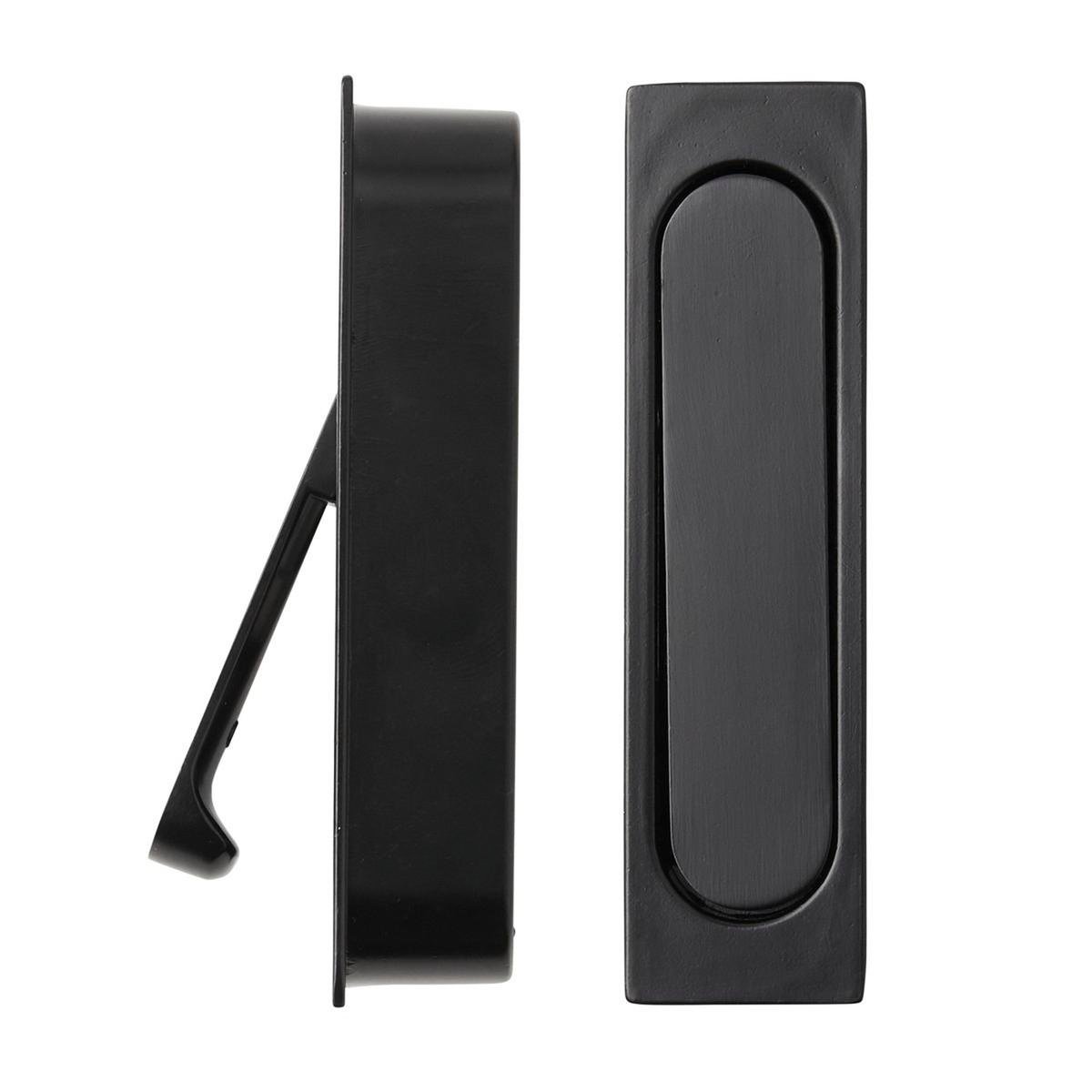 Delf Pull Handle - 26mm x 93mm - Zinc Alloy - Matt Black Finish - SuperSaverAU - view 1
