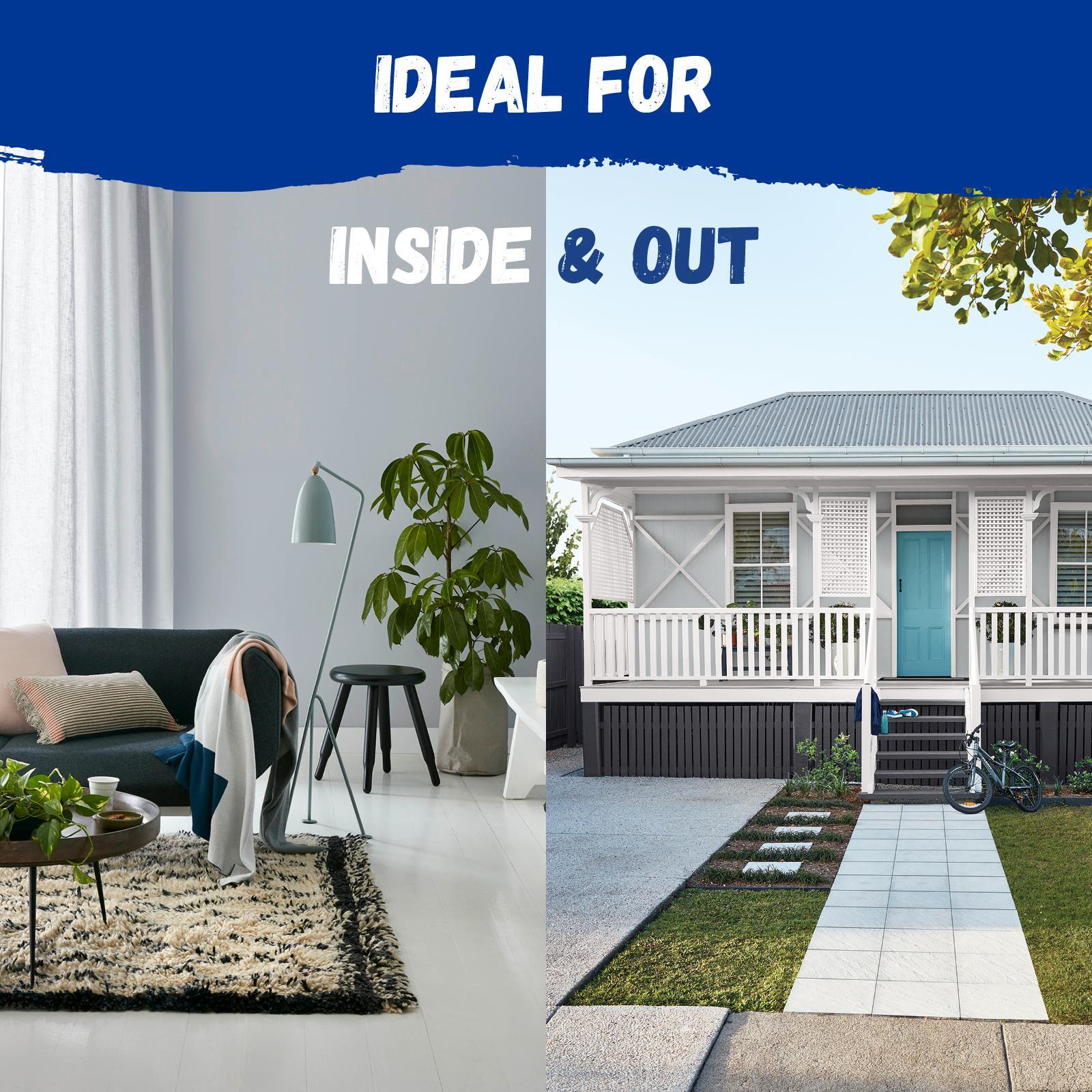 British Paints 4 In 1 Prep Primer Sealer Undercoat White 2L - Water Based Acrylic, Interior & Exterior