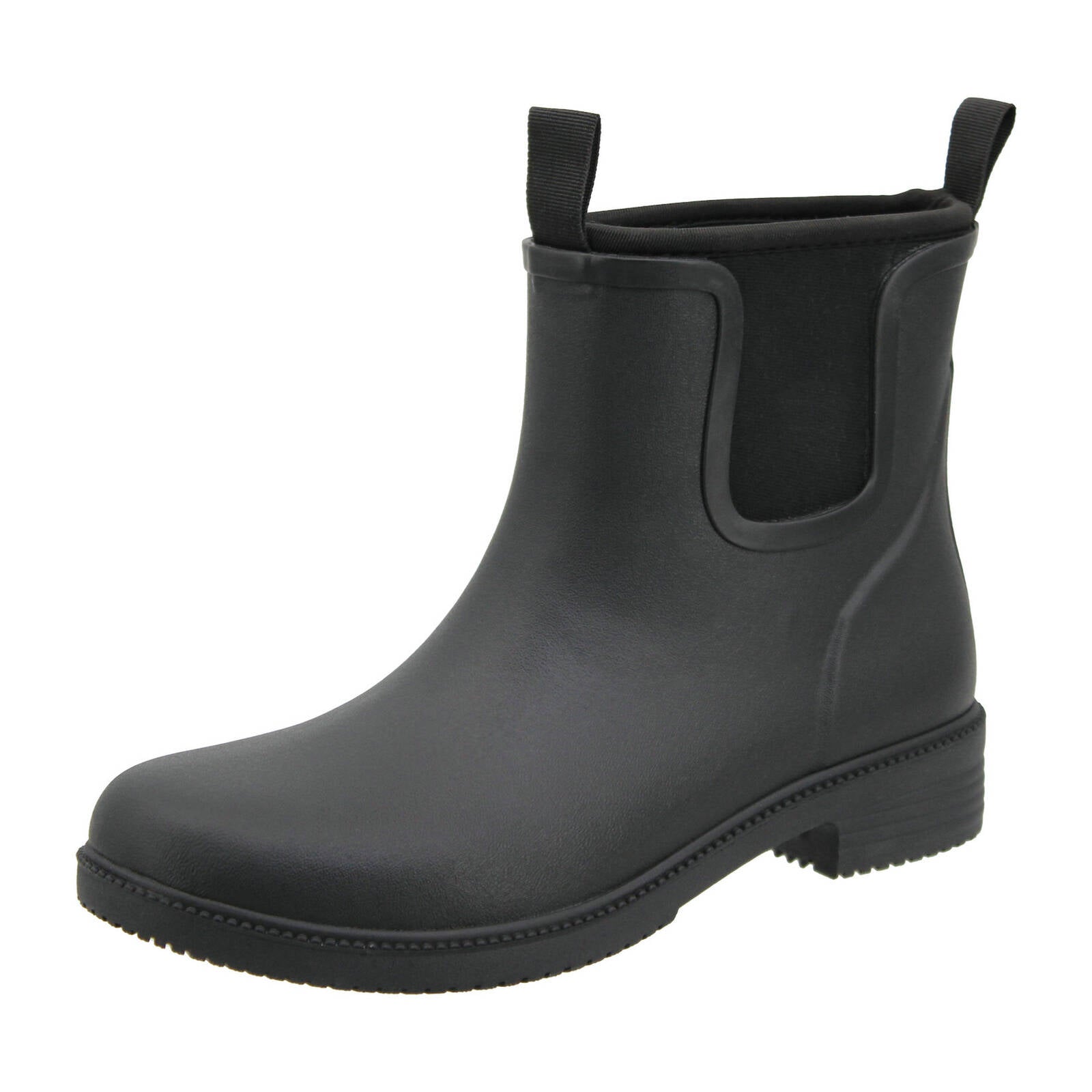 Craftright Black Gumboots Size 9 - Rubber/Neoprene Slip-Resistant Ankle Boots