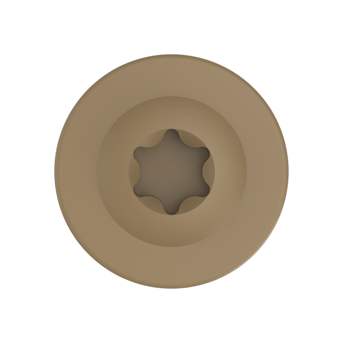 Bremick XTP Construction Screw 18g x 100mm - TechnoGuard Tan - 25 Pack - Serrated Washer Head - Pyramid Point - SuperSaverAU - view 4
