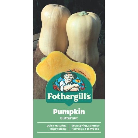 Mr Fothergill's Butternut Pumpkin Seeds - Sweet Nutty High-Yield Variety