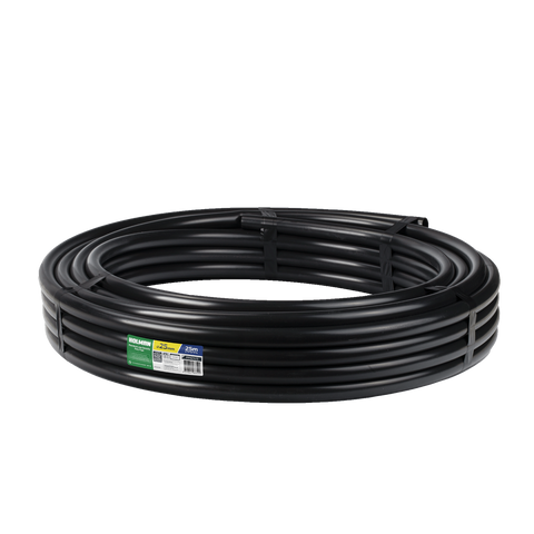 Holman 25mm x 25m Black Poly Pipe - Irrigation Coil, 300 kPa