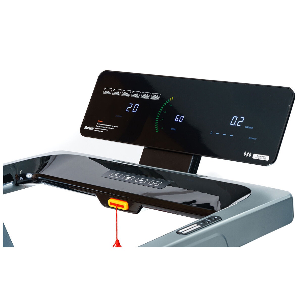 Pure Design TR7 Treadmill - 1.75 HP DC Motor, 36 Preset Programs, Foldable, Black - PD-TR7
