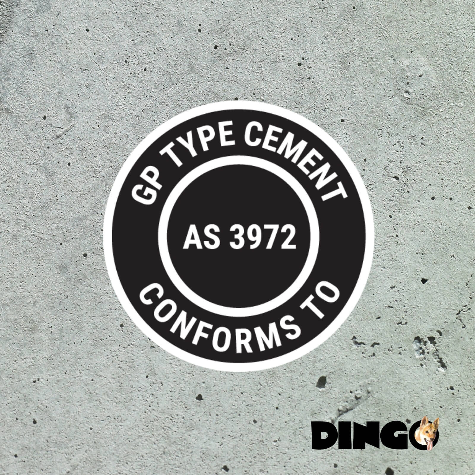 Dingo Grey Cement 3kg General Purpose Concrete & Mortar Mix