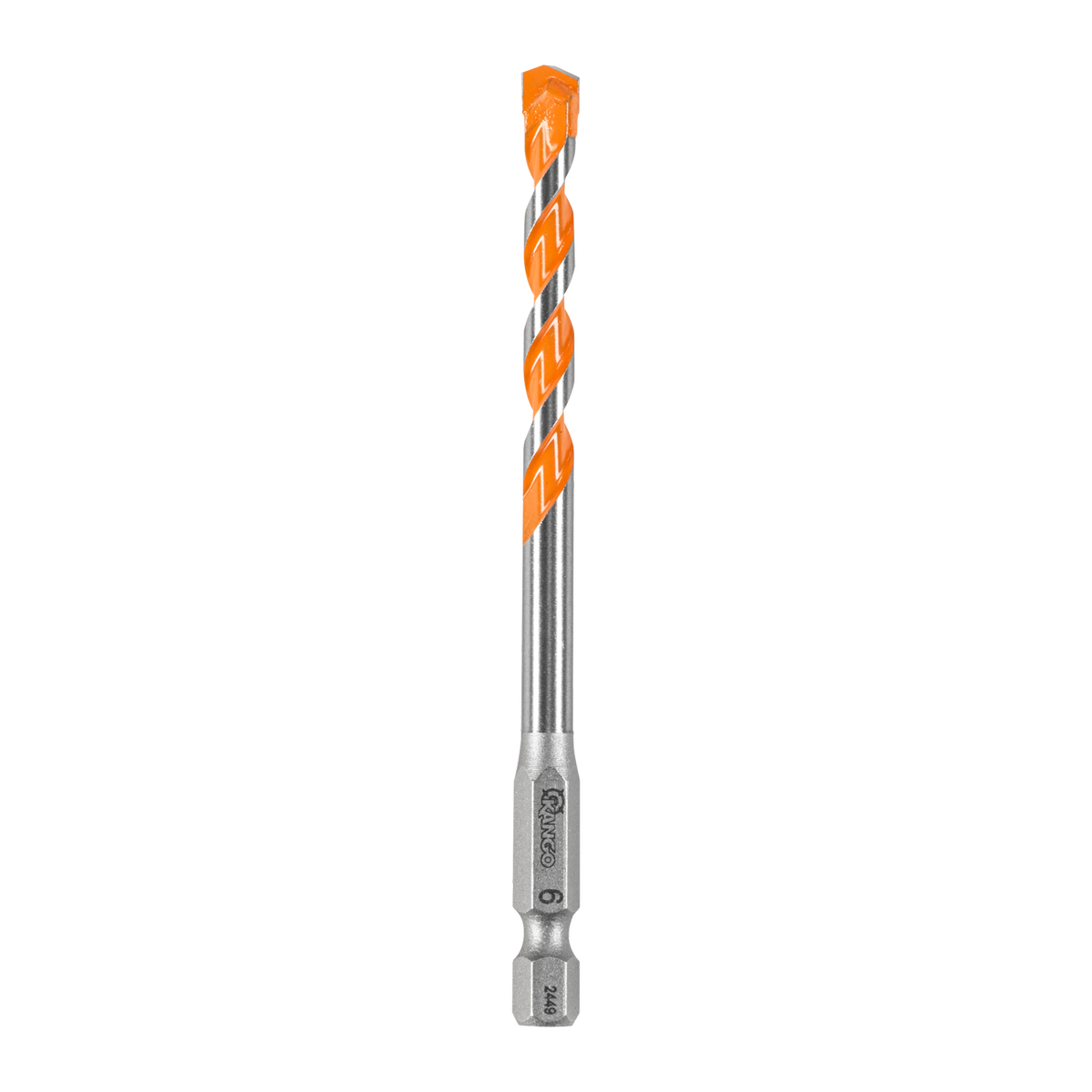 Kango 6 x 100mm Masonry Drill Bit - Carbide Tip, 1/4" Hex Shank