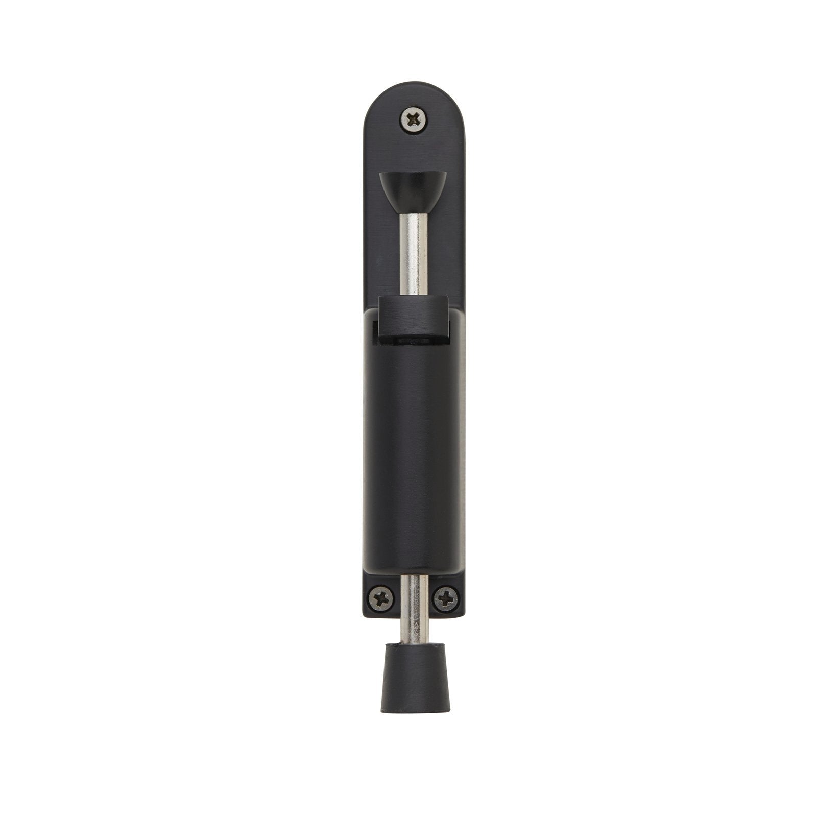 Delf Trade Zinc Alloy Foot Operated Door Stop Matt Black