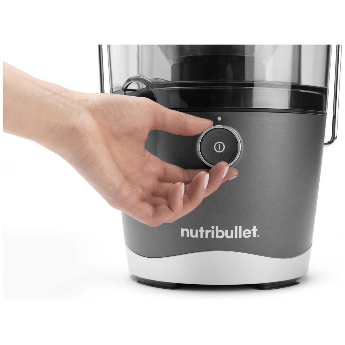 NutriBullet 800W Juicer - Dual-Speed Control, Wide Feed Chute, 800ml Pitcher, Dark Grey - NBJ07150